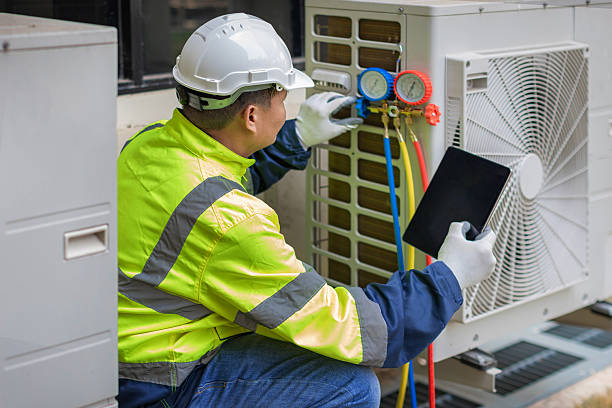 Professional Ductwork Repair technician working in Wampum, PA